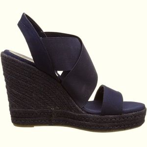 Black Ralph Lauren Erica wedge.